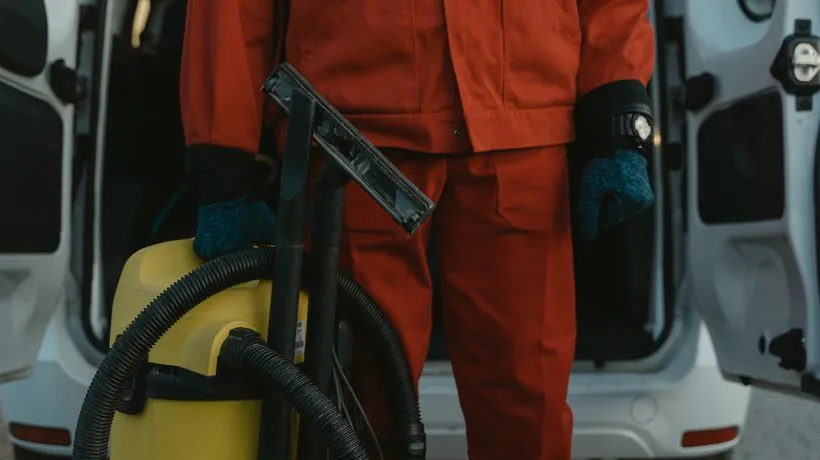 Professional interior cleaning to remove car mould