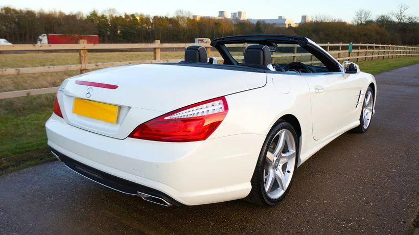 A convertible soft top that benefits from professional cleaning