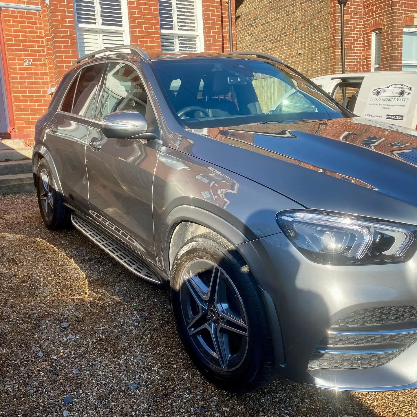 Mercedes GLE AMG-Line after professional exterior detail - deep gloss finish